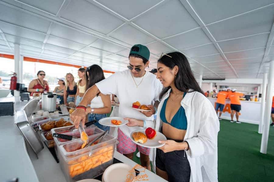 Cancun: Isla Mujeres Full Day Dancer Cruise - Checking in at Embarcadero Isla Mujeres