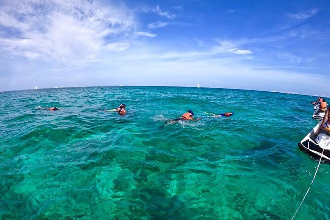 Cancun Jetski and Snorkel Adventure - Riding back through the lagoon