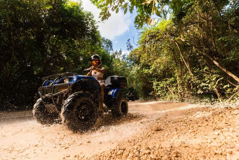 Cancun: Jungle ATV Tour, Ziplining, and Cenote Swim - Safety briefing before the 30-minute ATV ride
