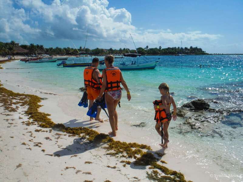 Cancun: Marine Turtle Observation in Akumal - The cenote stop: clear water, but not always Azul