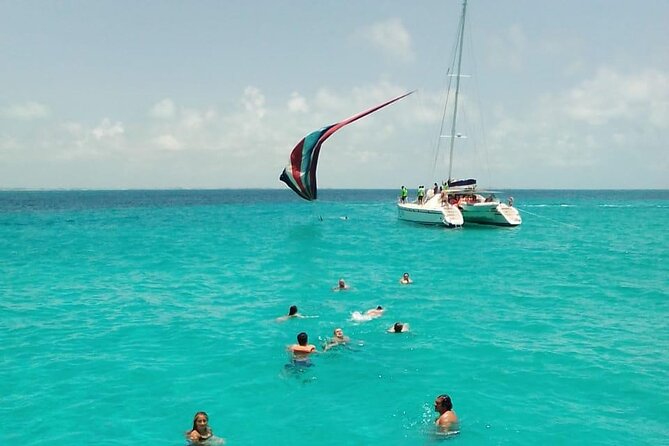 Cancun Sailing Catamaran Islas Mujeres With Luxury Beach Club - Snorkeling at El Meco Reef