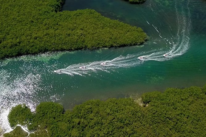 Cancun speedboat and snorkel tour: shared speedboat - Two Cancun water adventures in one short outing