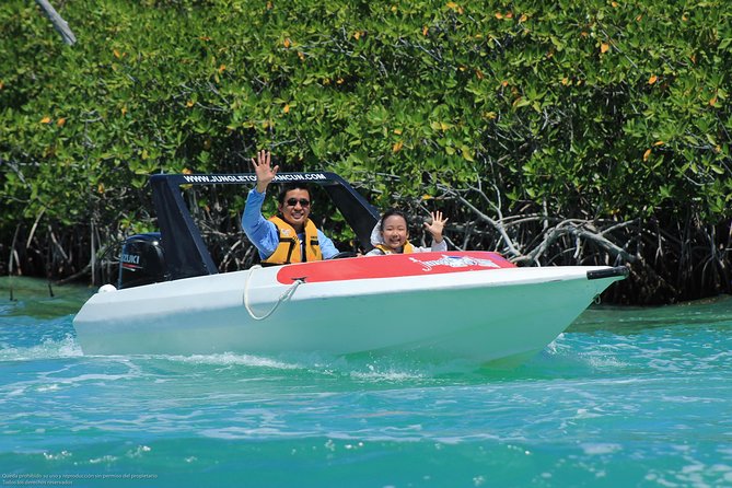 Cancun speedboat and snorkel tour: shared speedboat - The real price is closer to $79 before extras