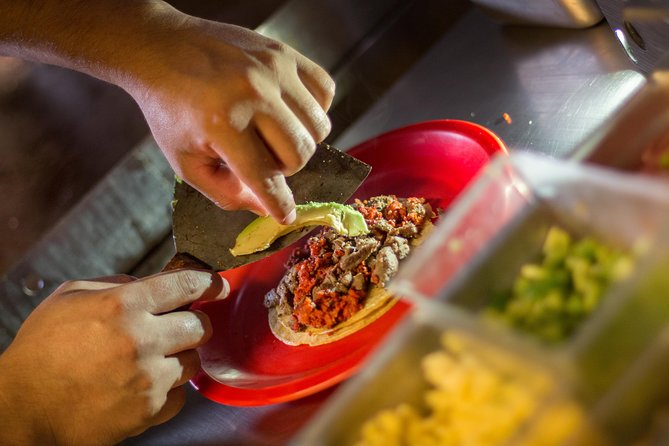 Cancun Taco Tour, Local Beer and Night Market with Transportation - The First Bites: Quesabirria, Suadero, and Chicharrón