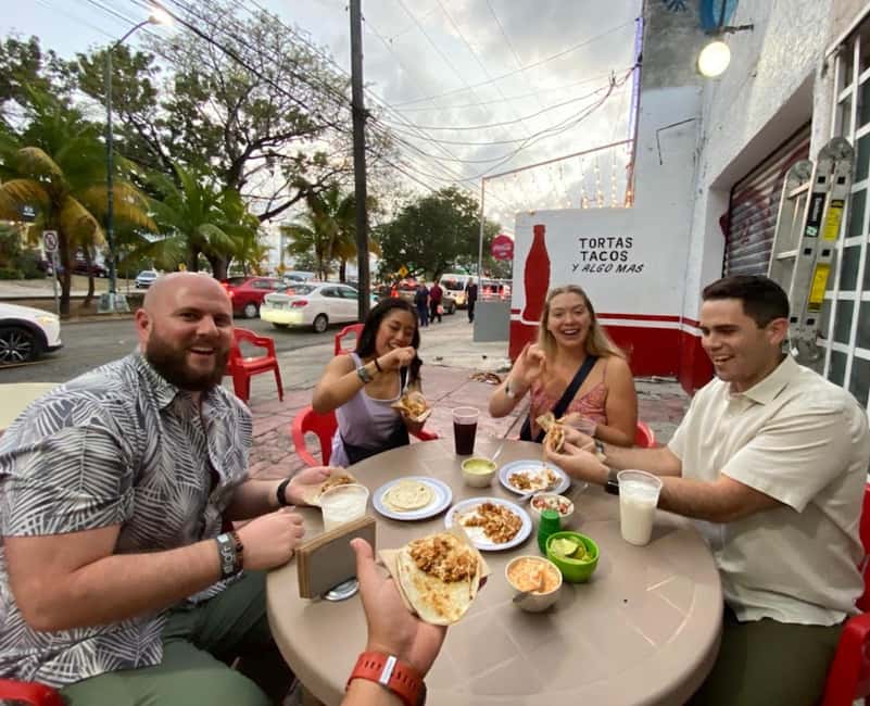 Cancun Taco Tour: Street Food & Tequila Tasting in Downtown - Yucatecan salbutes bring regional character