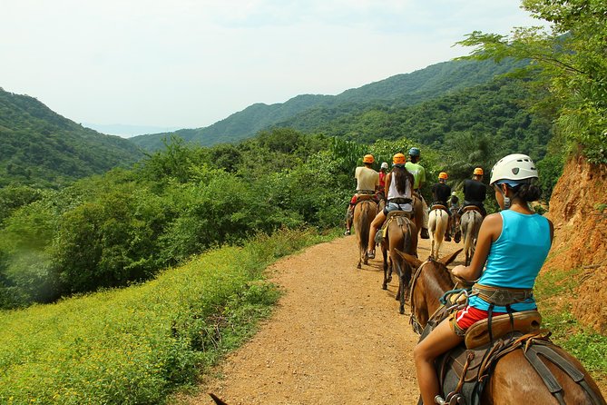 Canopy River Zipline Tour and Mule Ride - The 15-Minute Mule Ride and Tequila Stop