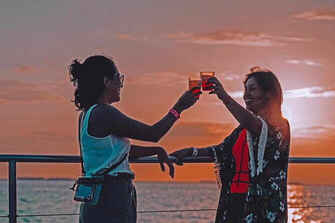 Catamaran Sunset Cruise to Isla Mujeres from Cancun - Live music, drinks, and the mood on board