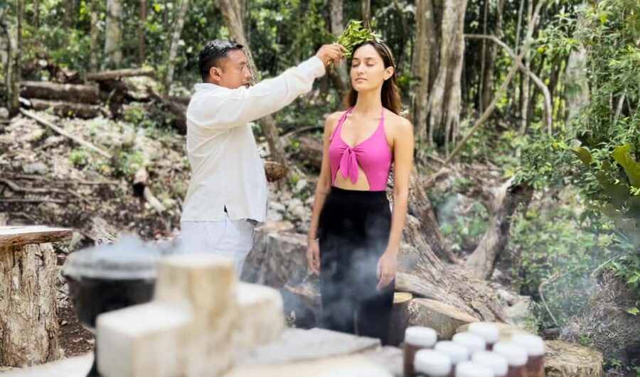 Coba, Tulum, Cenote & Lunch ECO Full Day from Rivera - A purification ceremony at Canamayte