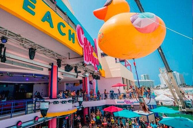 Coco Bongo Beach Club Cancun - Starting at 1:00 pm: beach, pool, and first drinks
