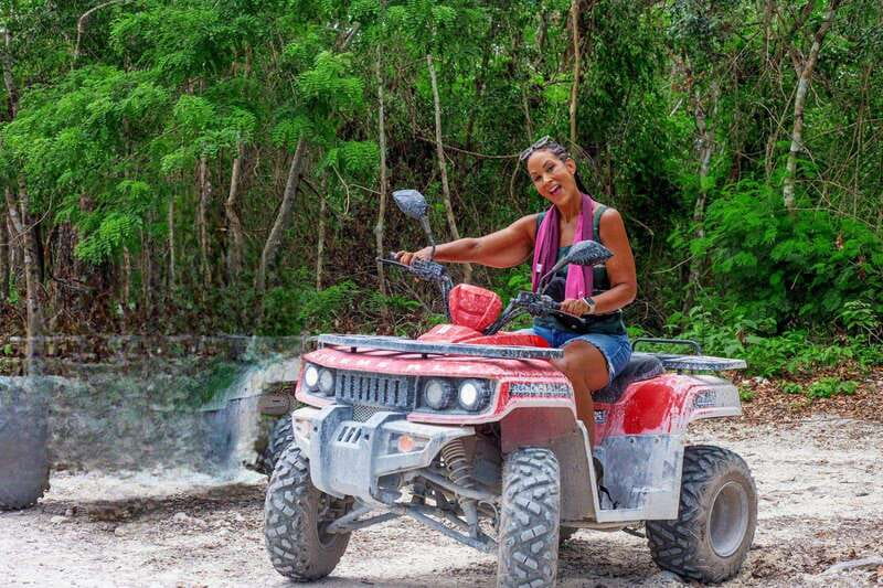 cozumel: ATV adventure with caverns, ruins with transfer - Jade Cavern and the cenote stop