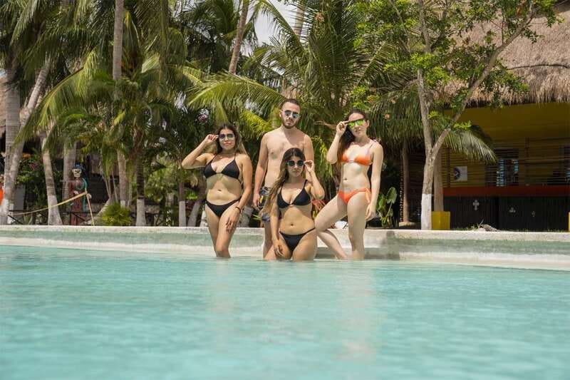 Cozumel: ATV Ride to Jade Cavern, Beach Club Access & Lunch - Jade Cavern brings a cool break and Mayan context