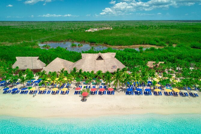 Cozumel, Day Pass Access at KUZÁ Beach & Adventure Park - Finding your spot on the private beach