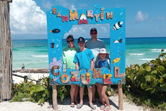 Cozumel Jeep Adventure Natural Cenote & Mayan Experience OTOCH - San Martin Beach: the best place to slow down