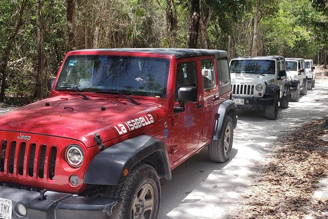 Cozumel Jeep Adventure to Jade Caverns with Lunch and Snorkel - Jade Cenote is the day’s roughest and most unusual stop