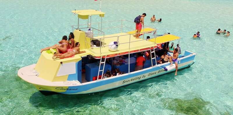 Cozumel: VIP Glass Bottom Boat & Snorkeling 3 Reefs Tour - Villa Blanca Reef: your first look underwater