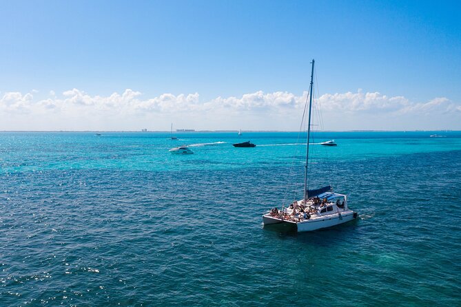 Deluxe Catamaran to Isla Mujeres with Open Bar from Cancun - Setting sail toward Isla Mujeres