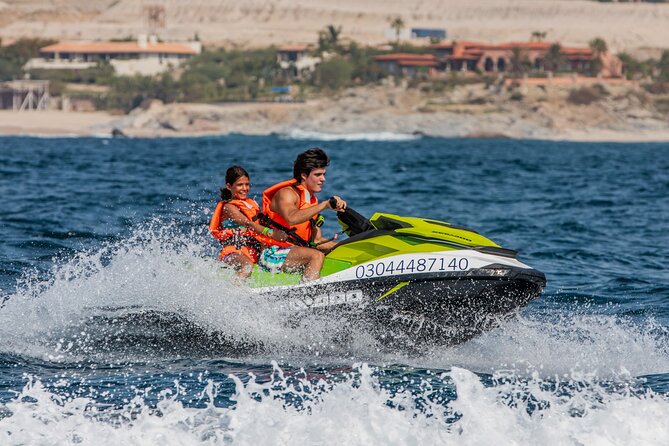 Double Jet Ski and Boat Ride in The Sea of Cortez Guided Tour - The jet-ski route along Cabo’s rocky coast