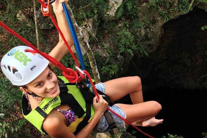 Drive an Atv shared, swim in a Cenote and ziplines in the Cancun - Hotel pickup requires careful planning
