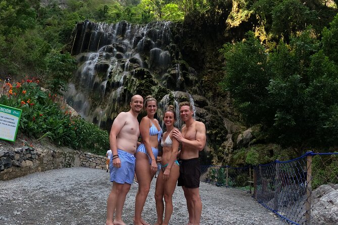 Early & Express Tolantongo Hot Springs - Caves, tunnel, waterfall, and river