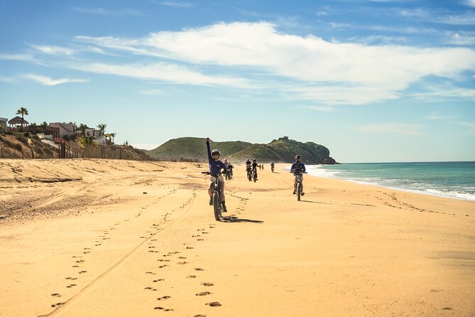 Electric Bike and Beach Camel Ride with Mexican Buffet Lunch - Meeting the camels by the beach