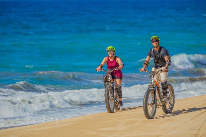 Electric Bike Beach Adventure with Tequila Tasting and Lunch - Desert trails, cacti, and ocean views