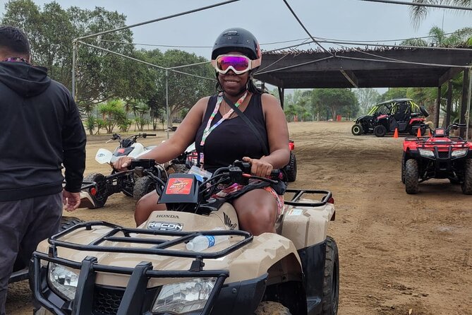 Enesenda Shore Excursion ATV Adventure with Tacos & wine tasting - La Bufadora: natural attraction, busy vendor corridor
