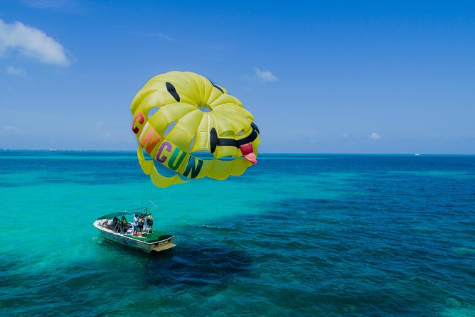Fly Above Cancun Bay: Parasailing Experience - Ten minutes in the sky over Cancun Bay