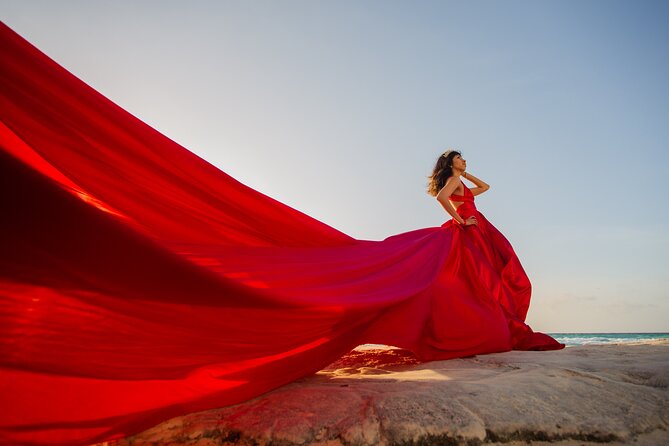 Flying dress photoshoot cancun - Who will enjoy this most