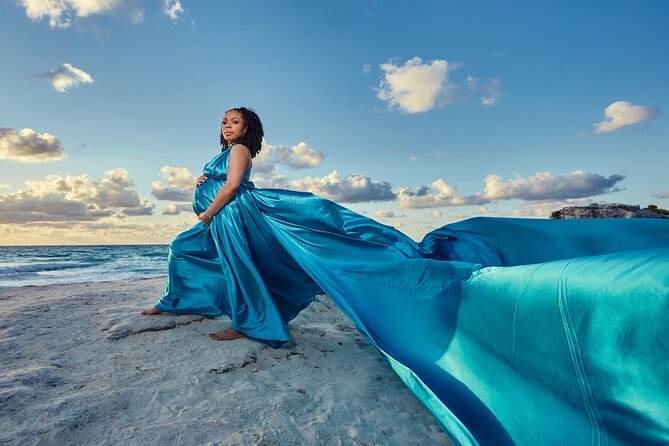 Flying dress photoshoot cancun - Forum Beach Cancun and Playa Delfines
