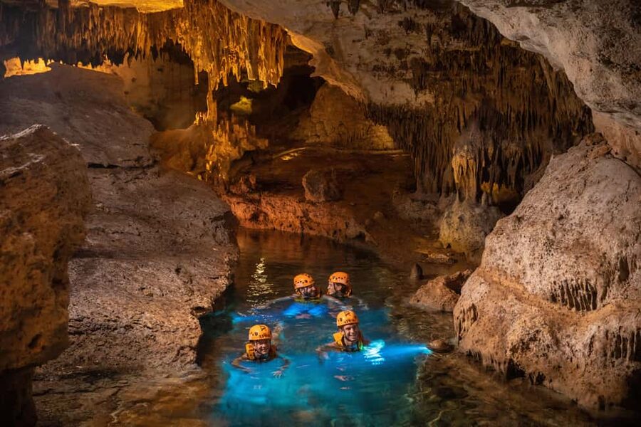 From Cancun: Xplor Park Admission, Full Day - Underground rivers with caves, rafts, and clear water