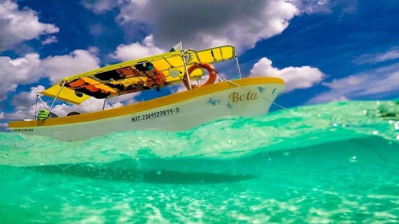 From Cozumel: 3 Reefs Boat Tour with Drinks and Snorkeling - Playa el Cielo: starfish, stingrays, and shallow water