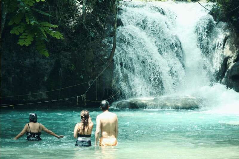 From Huatulco: Magical Copalitilla Waterfalls with Entry - Walking the dirt trail to the water
