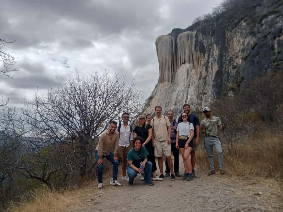From Oaxaca de Juarez: Hierve el Agua and Mezcal Distillery - The road back and the mezcal stop