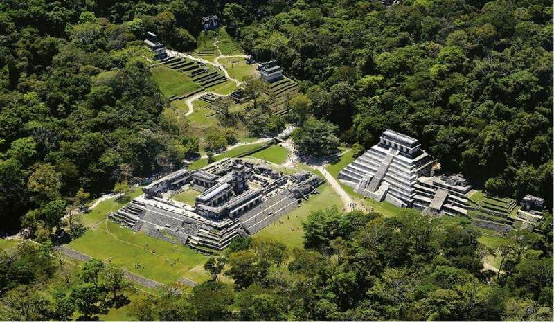 From Palenque: Palenque Ruins and waterfalls Roberto Barrios - Walking through Palenque’s jungle temples