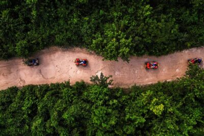 From Playa del Carmen ATV Adventure with Ziplines, Cenote