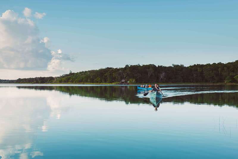 From Riviera Maya: Coba, Punta Laguna & Cenote Guided Trip - Cooling off at Cenote Esmeralda