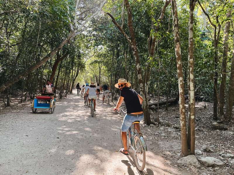 From Riviera Maya: Coba, Punta Laguna & Cenote Guided Trip - Coba’s roads, lagoons, and Maya temples