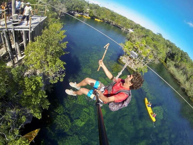From Tulum: Four-Cenote Adventure - Cenote Azul: snorkel time and underwater life
