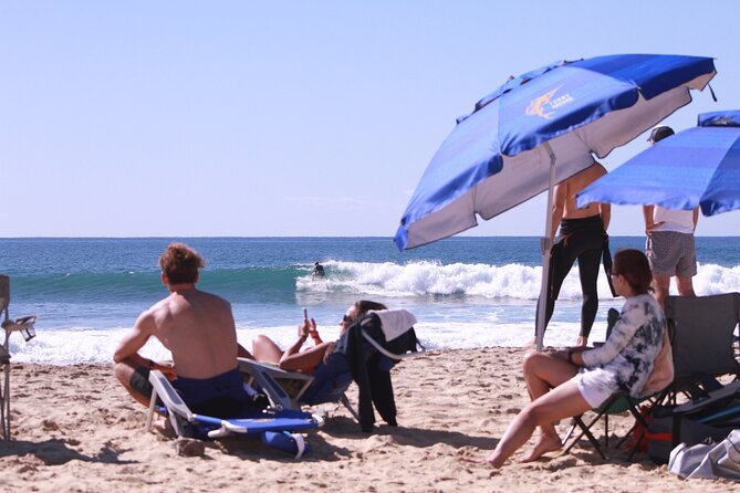 Fun Surf Lessons & Tacos - Getting help in the water