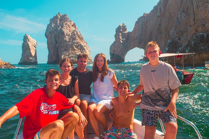 Glass-bottom boat tour to the Arch + beach time - The peninsula-shaped rock and the Pacific Window
