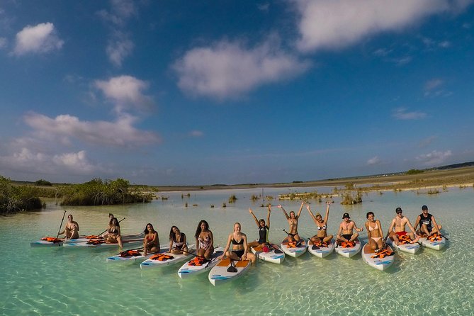 Golden Hour at Mariscal Lagoon: A Sunset to Remember - Paddling Across Lake Bacalar