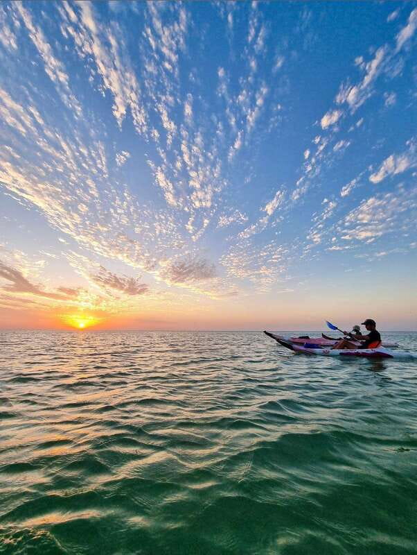 Holbox: Mangrove Sunset Kayak Tour - The 10-minute golf cart ride from Holbox