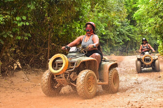 Horseback Riding plus ATV, Cenote, Ziplines, and Lunch - Four jungle ziplines, with some reports of six