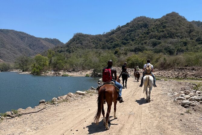 Horseback Riding & Swim: Tequila Tasting, BBQ & Margaritas - Riding along the Mascota River