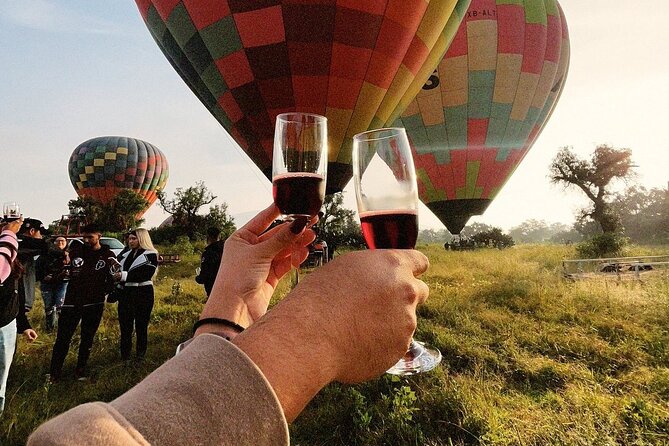 Hot Air Balloon Flight with Breakfast Cave and Pyramids Tour - The 4 A.M. Start From Mexico City