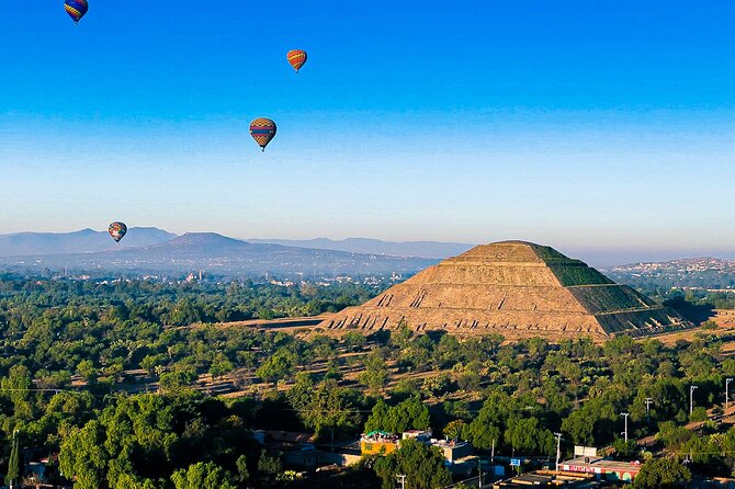 Hot Air Balloon Ride Over Teotihuacán Pyramids from Mexico City - Landing at the Archaeological Zone