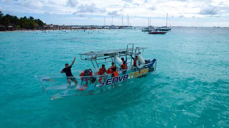 Isla Mujeres: Excursion Crystal Boat Tour at the Caribbean - El Farito Reef and Its Fish