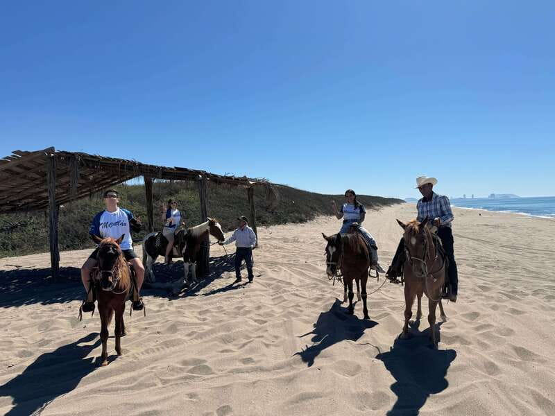 Jungle and beach horseback ride + lunch + mezcal - One and a half hours on horseback