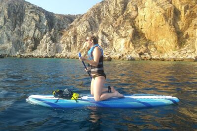 Kayak or Paddle Board & Snorkel to the Arch with Photos included