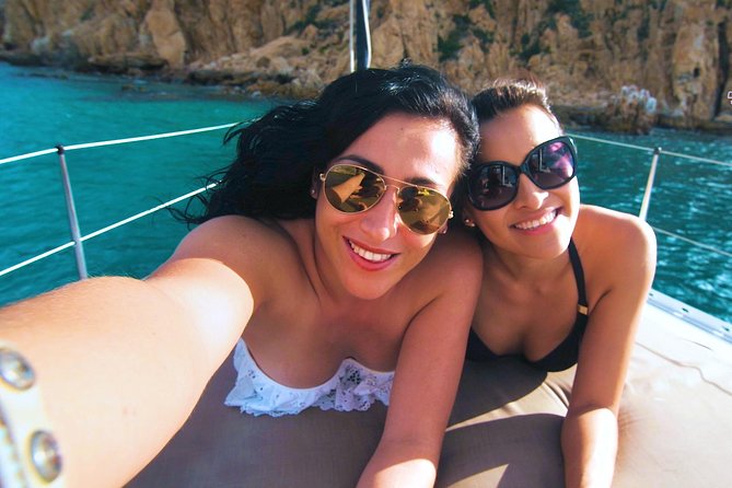 Lands End Luxury Sail and Snorkel Cruise in Cabo San Lucas - Snorkeling in a sheltered bay